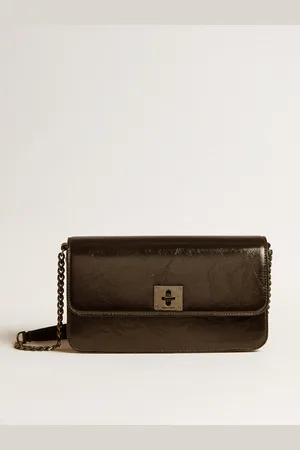 Golden Goose Gioia Bag In Pelle Lucida Nera E Dettagli Metallici