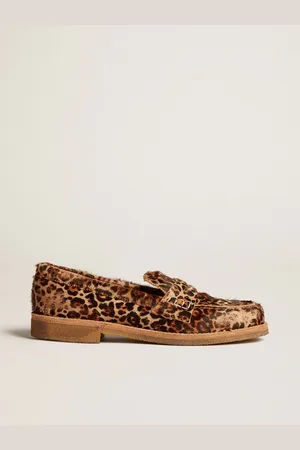 Golden Goose Mocassino Jerry Uomo In Cavallino Leopardato