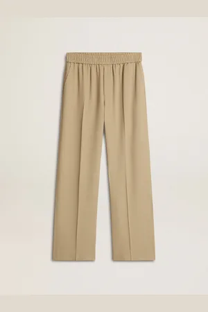 Golden Goose Pantalone Jogging Da Uomo Di Color Travertino