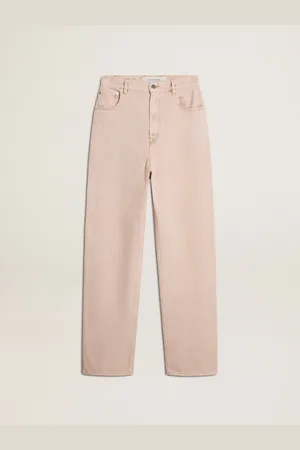 Golden Goose Jeans Da Donna Di Colore Rosa