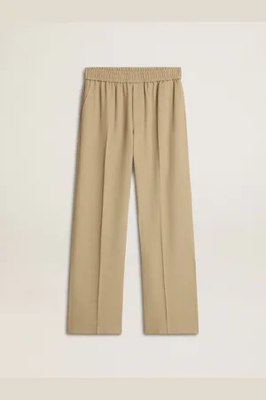 Golden Goose Pantalone Jogging Da Donna Di Color Travertino