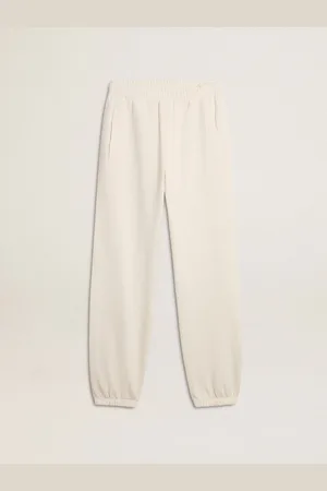 Golden Goose Pantalone Jogging Bianco