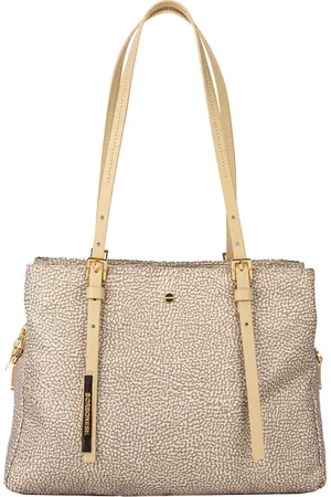 Borbonese Eco Line shoppere borsa a spalla