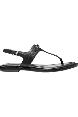 Michael Kors Mandy sandalo in pelle con cinturino a T