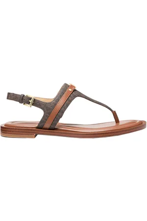 Michael Kors Mandy sandalo con cinturino a T e logo