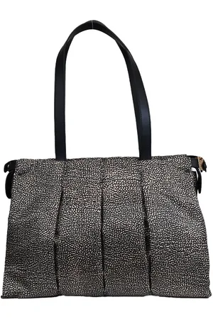 Borbonese Croissant shopping bag borsa a spalla