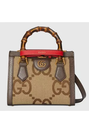 Gucci Donna Borse a mano - Mini Borsa Shopping Diana Jumbo GG