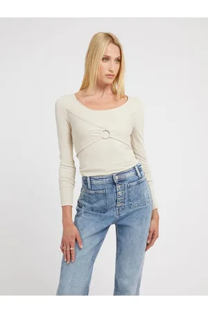 Guess Top Incrociato Sul Davanti