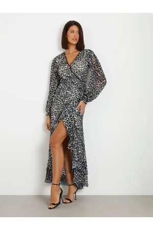 Guess Abito Lungo Animalier