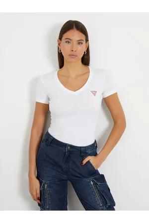 Guess T-Shirt Stretch Logo Triangolo Piccolo