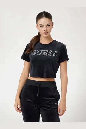 Guess T-Shirt Logo Frontale Strass