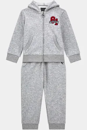 Guess Set Felpa E Pantalone Patch Frontale