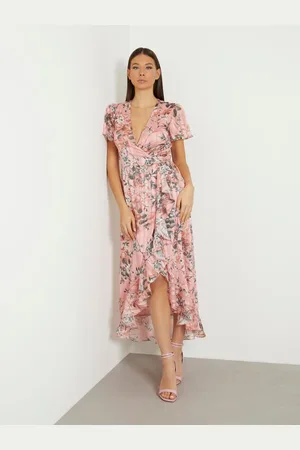 Guess Abito Lungo Stampa Floreale
