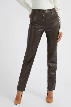 Guess Pantalone Dritto In Similpelle