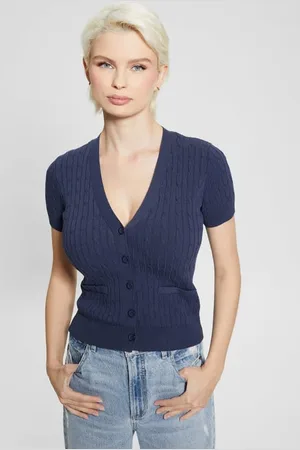 Guess Top In Maglia A Trecce