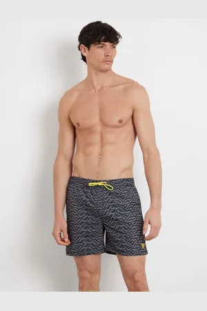 Guess Costume Bermuda Lunghezza Media Logo All Over