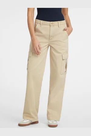Guess Pantalone Chino Cargo Da Donna