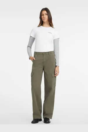 Guess Pantalone Chino Cargo Da Donna