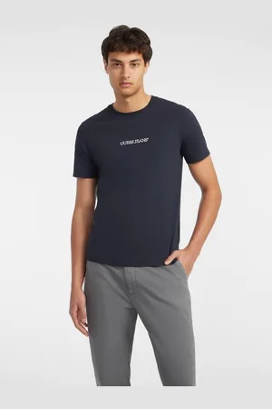 Guess T-Shirt Vestibilità Slim Con Logo Ricamato