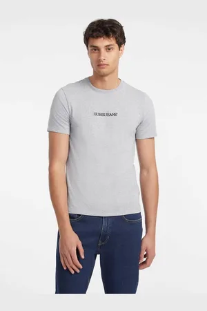 Guess T-Shirt Vestibilità Slim Con Logo Ricamato