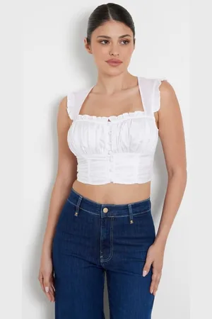 Guess Top Bustier In Cotone