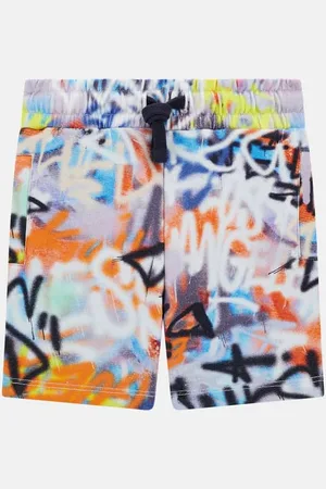 Guess Shorts Active Con Stampa All Over