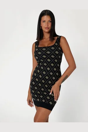 Guess Mini Abito Misto Lana Logo 4G
