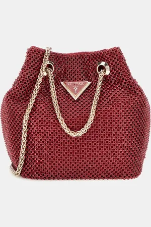 Guess Mini Borsa A Secchiello Zalina Strass