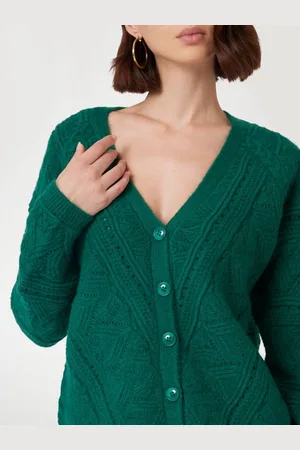 Guess Cardigan In Misto Lana Di Alpaca