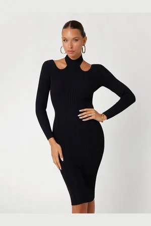 Guess Abito Midi A Costine Marciano