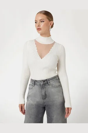 Guess Maglione A Costine Con Strass