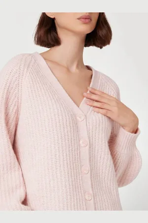 Guess Cardigan In Misto Lana Di Alpaca A Costine