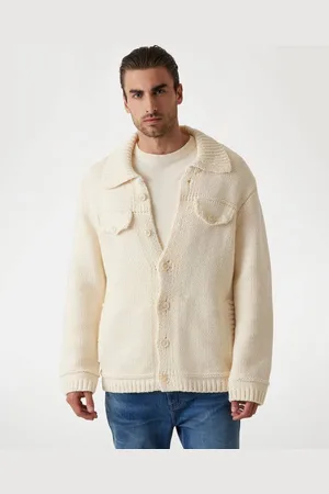 Guess Giacca Trucker In Maglia Con Bottoni
