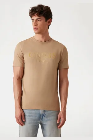 Guess T-Shirt Con Logo Floccato