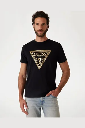 Guess T-Shirt Logo Triangolo Catena