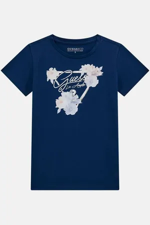 Guess T-Shirt Logo Triangolo Floreale