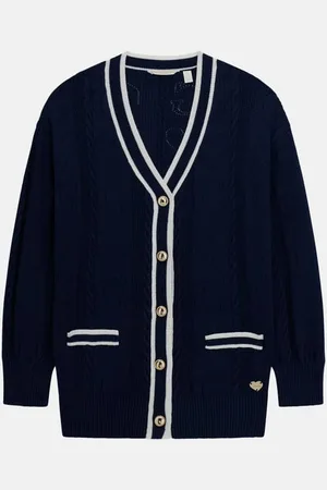 Guess Cardigan In Maglia A Trecce