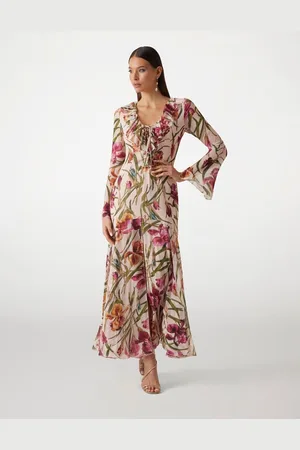 Guess Maxi Abito Con Stampa Floreale Marciano