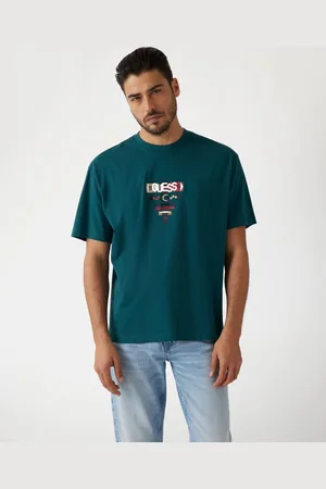 Guess T-Shirt Stampa Con Logo