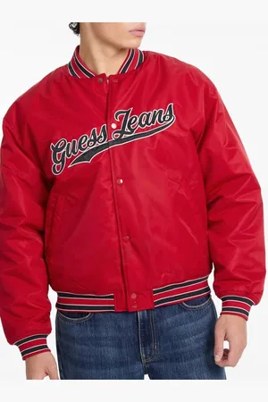 Guess Giacca Varsity Con Patch Script