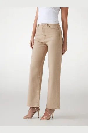 Guess Jeans A Gamba Larga Con Strass