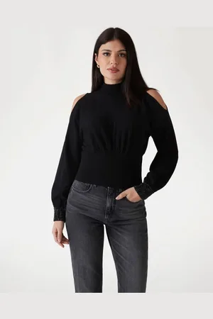 Guess Maglione Con Strass Sui Polsi