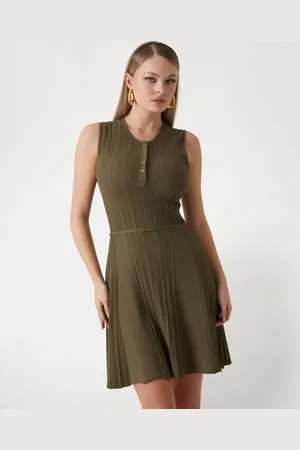 Guess Mini Abito A Costine Marciano