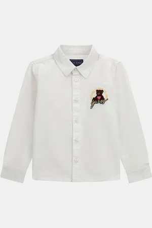 Guess Camicia Oxford Con Ricamo
