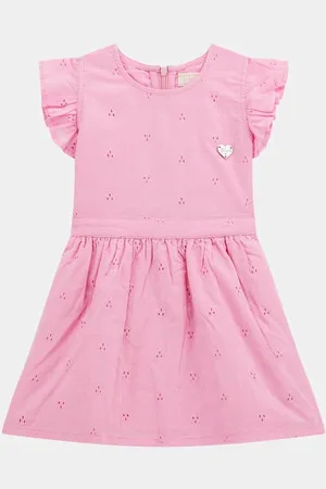 Guess Abito Midi In Pizzo Sangallo