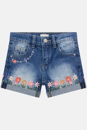 Guess Short In Jeans Ricamati