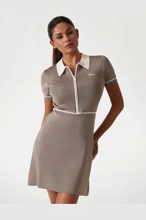Guess Mini Abito Fit And Flare In Maglia