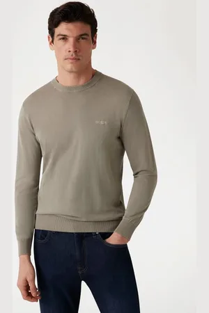 Guess Maglione Con Logo Laterale Ricamato