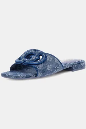 Guess Sandalo Tarisha Denim 4G Logo Peony