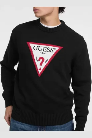 Guess Maglione Con Logo Triangolo Grande